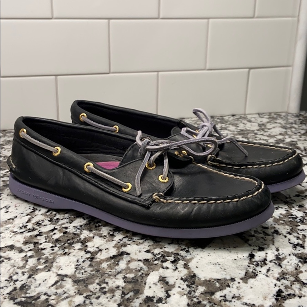 Sperry Top Sider dark navy blue 9 women’s